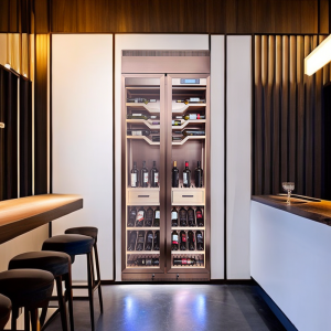 Custom Made Built in Wine Cabinet With Cooling System 01